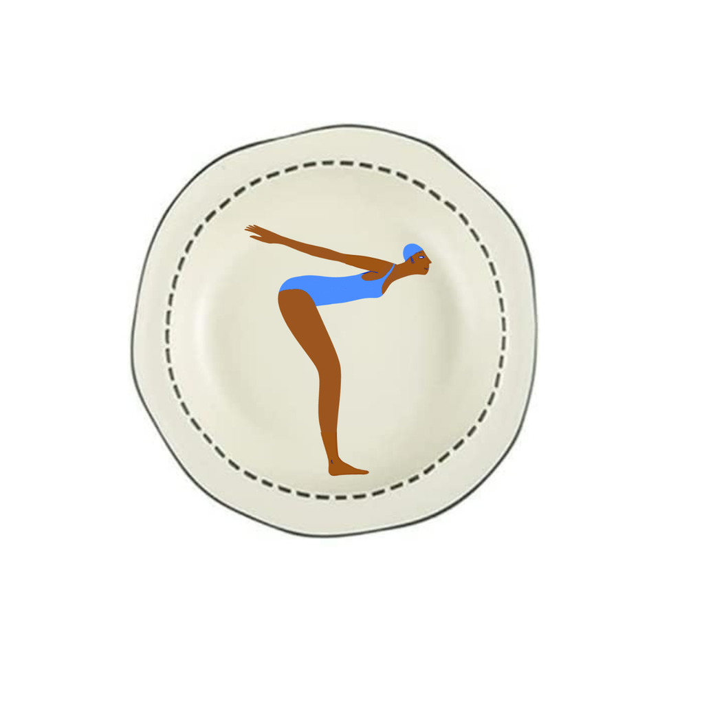 Shallow Bowl | Take Your Mark Soft Blue