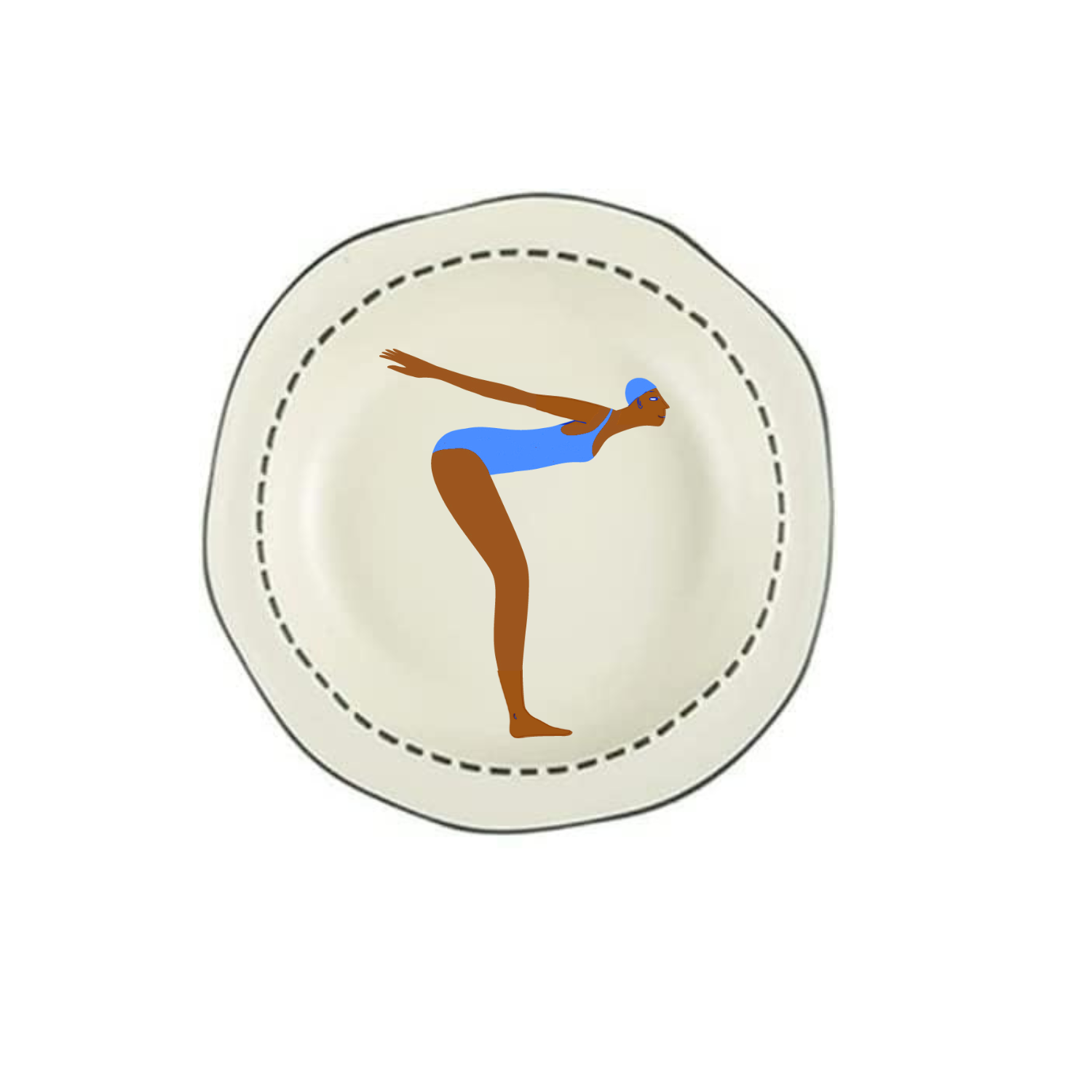 Shallow Bowl | Take Your Mark Soft Blue