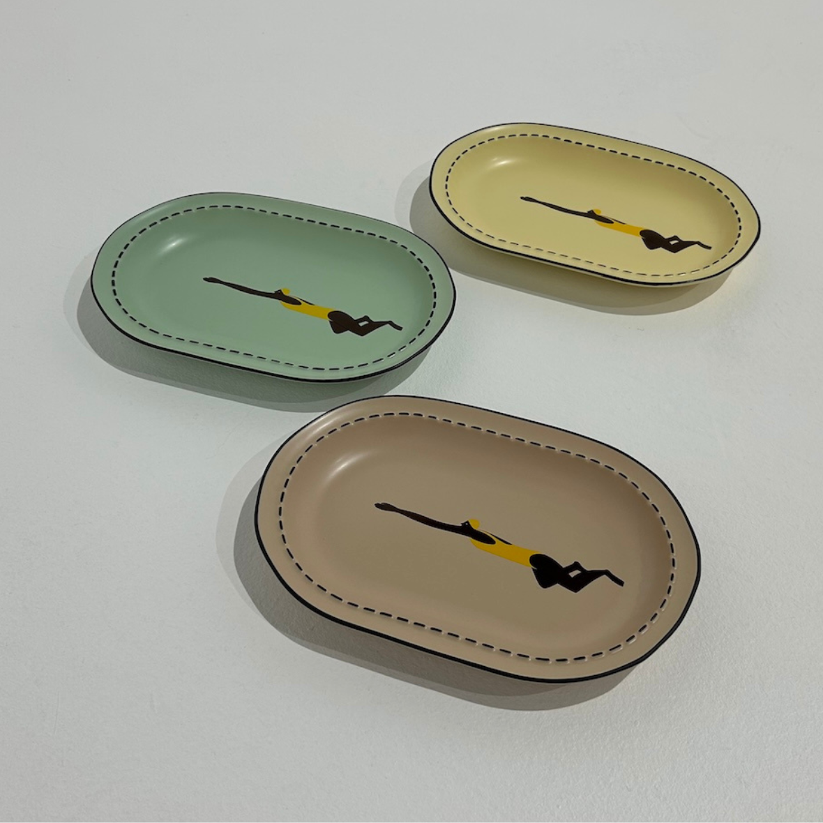 Large Serving Swimmers Plate