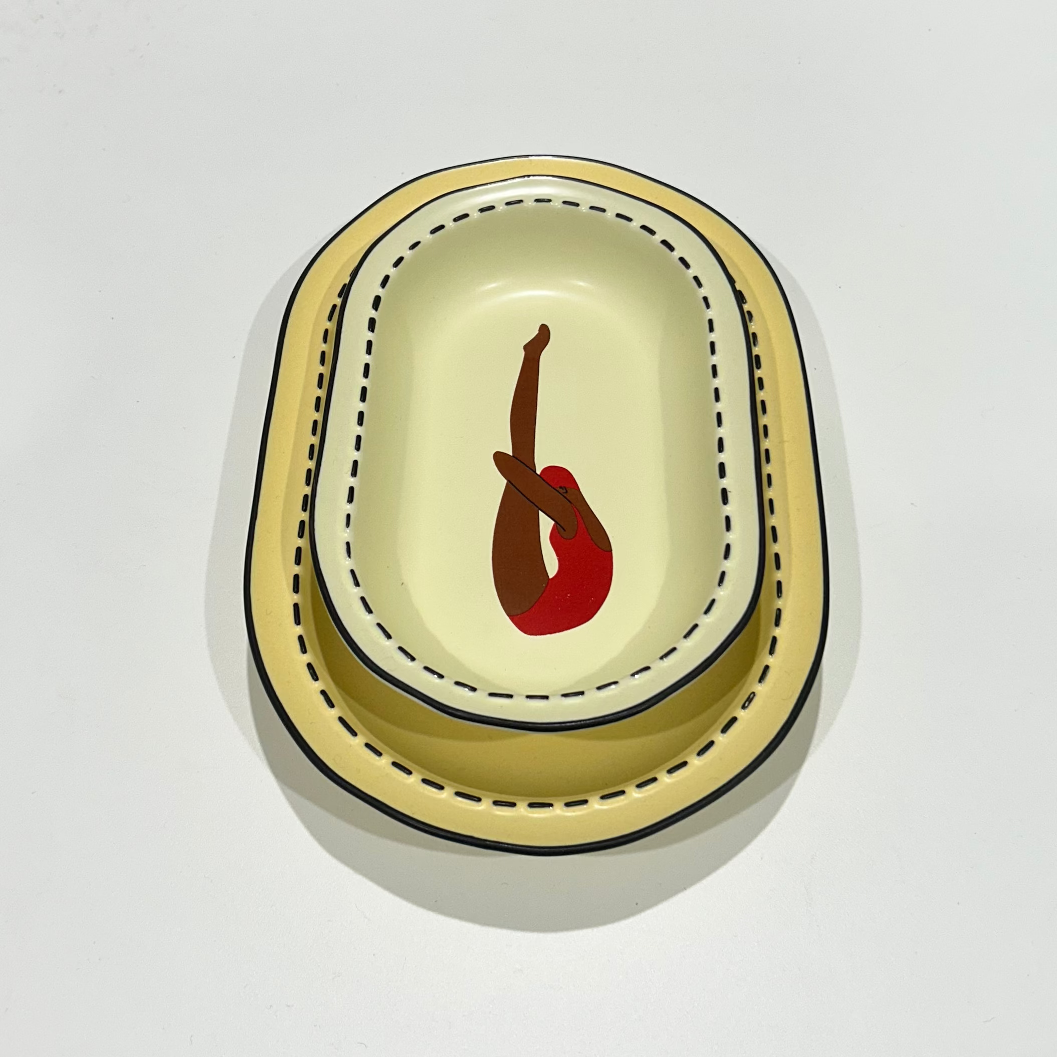 Australian Swimmer Ceramics Servingware