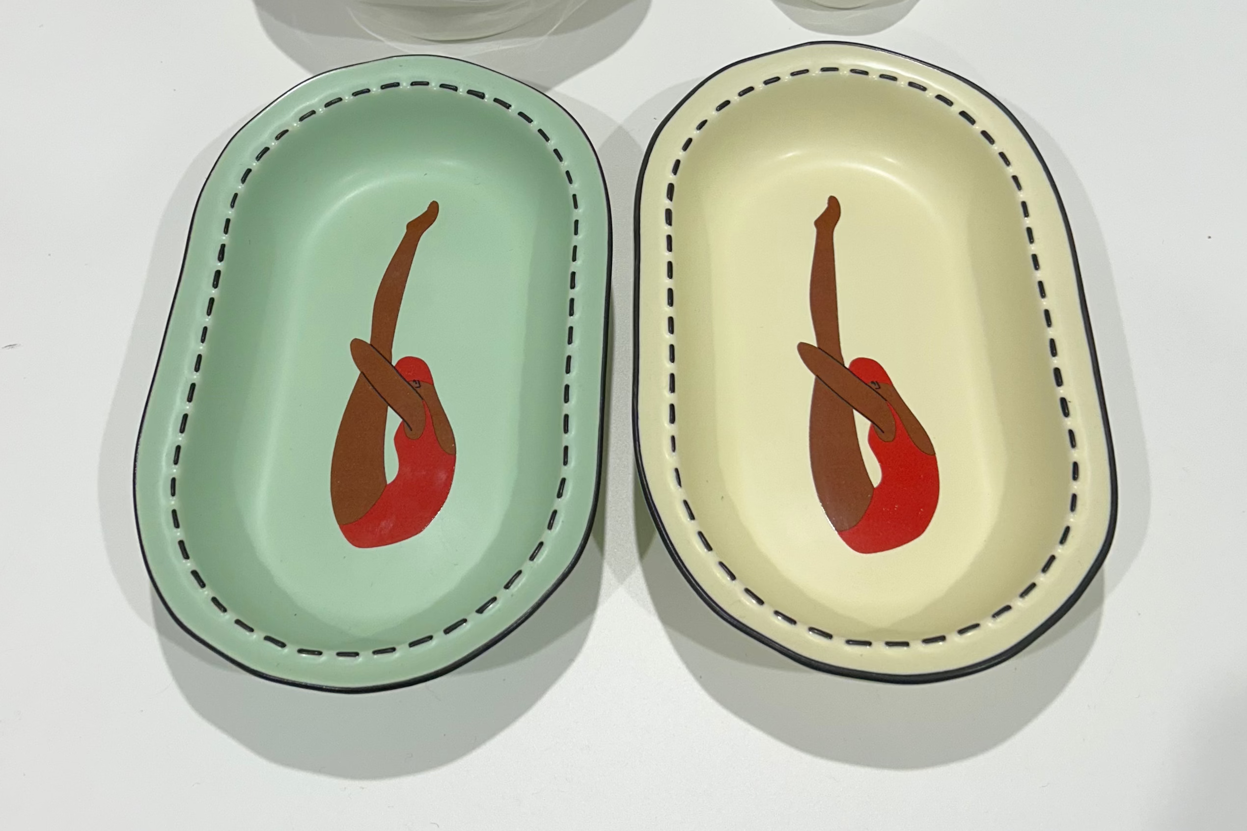 Australian Swimmer Ceramics Servingware