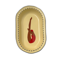 Medium Serving Plate | Pike Custard Cream