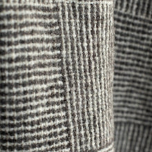 Load image into Gallery viewer, Stansborough Grey Natural Wool Throw Rug Close Up
