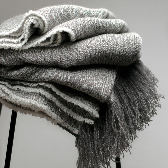 Stansborough Merino Wool Blanket Folded