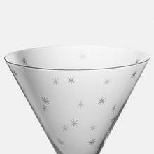 Load image into Gallery viewer, Star Cut Martini Glass (Pair)
